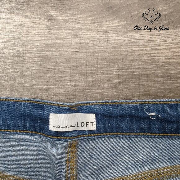 Loft Denim Shorts Size 2 - Picture 2 of 7